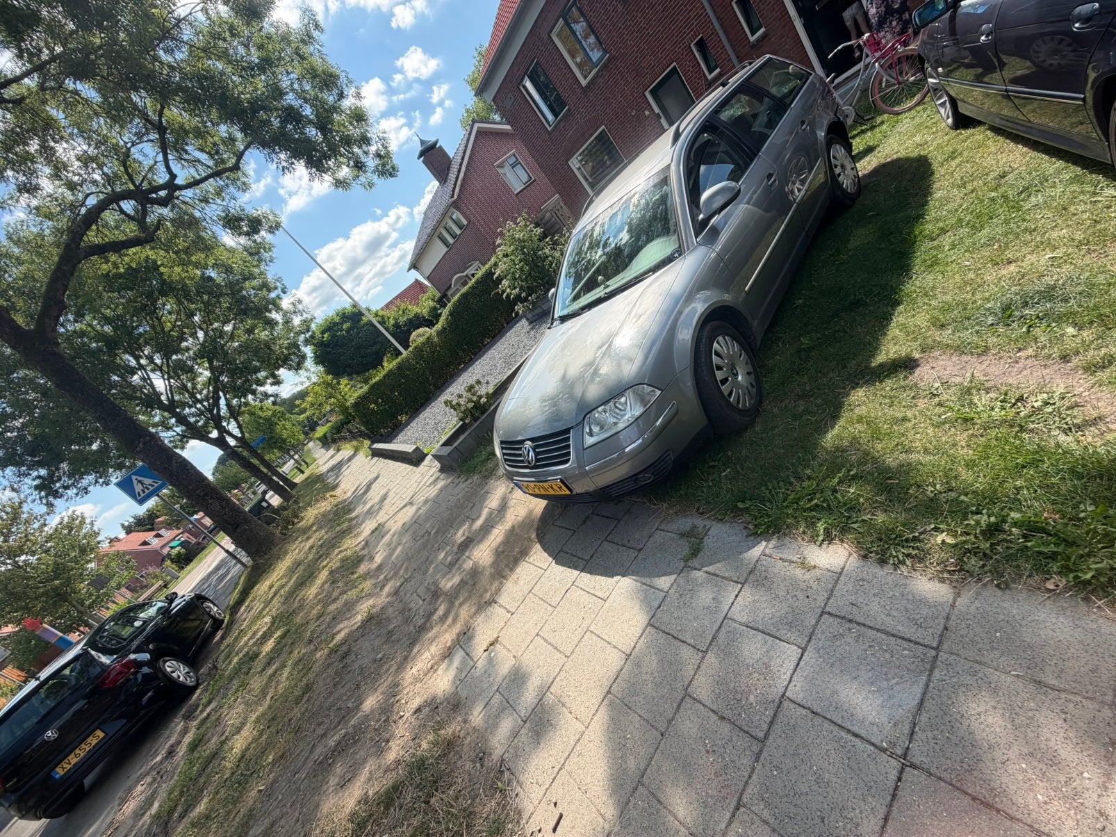 Volkswagen Passat 1.6 Variant 75KW 2004 Grijs, Auto's, Stof, Zwart, 4 cilinders, Particulier