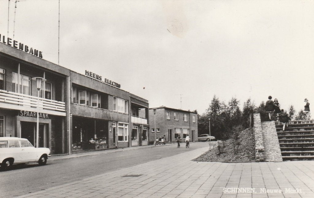 Schinnen    Nw Markt, Ophalen of Verzenden, 1940 tot 1960, Ongelopen, Limburg