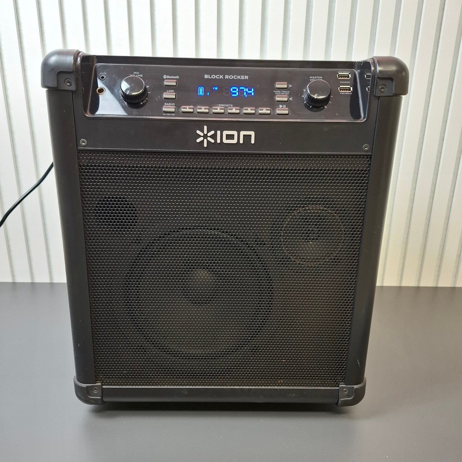 ION Block Rocker Party Speaker - Draagbaar en Krachtig, Audio, Tv en Foto, Luidsprekers, Overige merken, Gebruikt, Party speaker