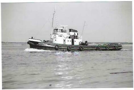 Sleepvaart, Verzamelen, Scheepvaart, Ophalen of Verzenden, Nieuw, Kaart, Foto of Prent