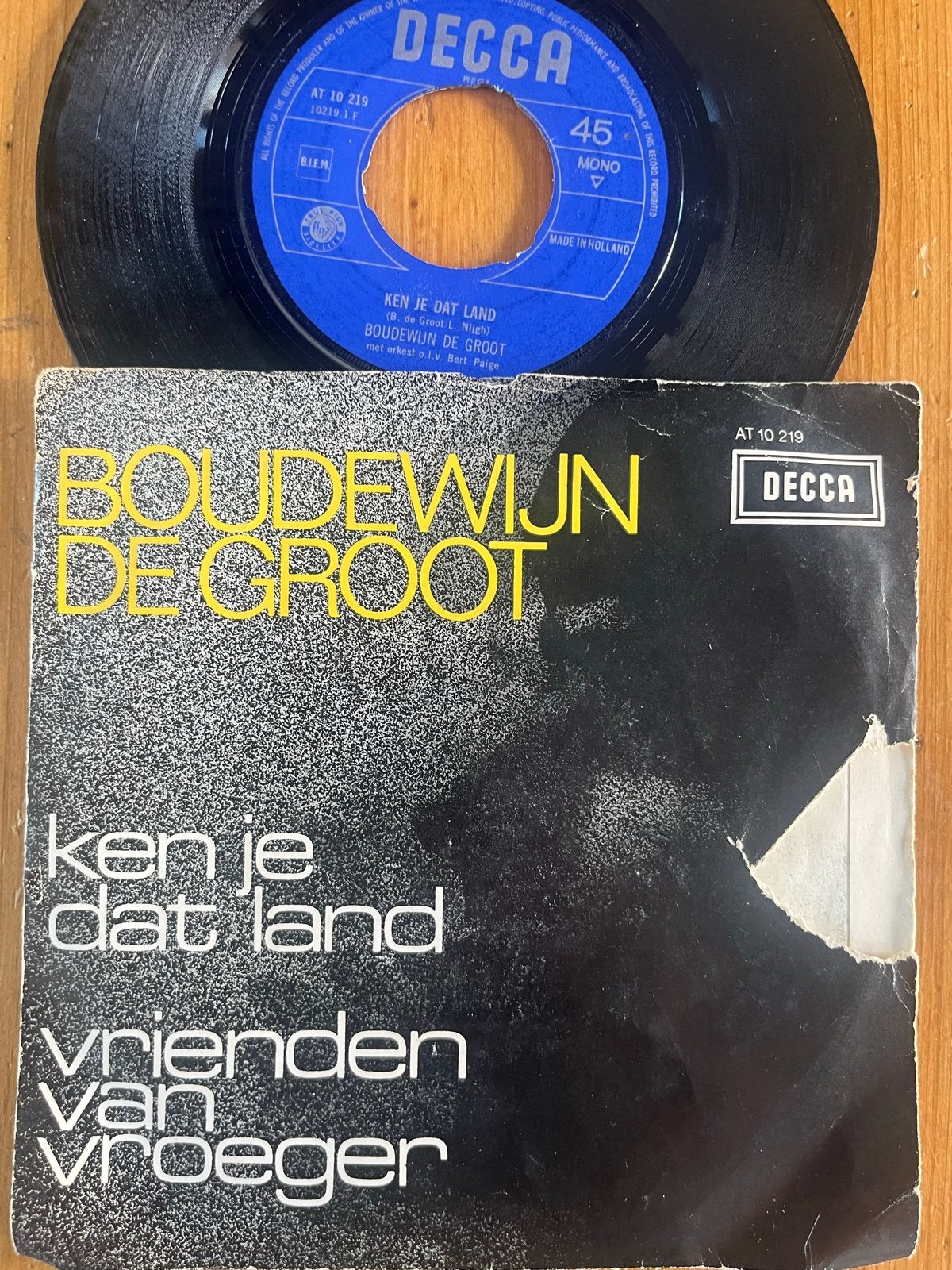 Boudewijn de Groot - Ken Je Dat Land / Vrienden Van Vroeger, Gebruikt, Originele persing, 7 inch, Ophalen of Verzenden