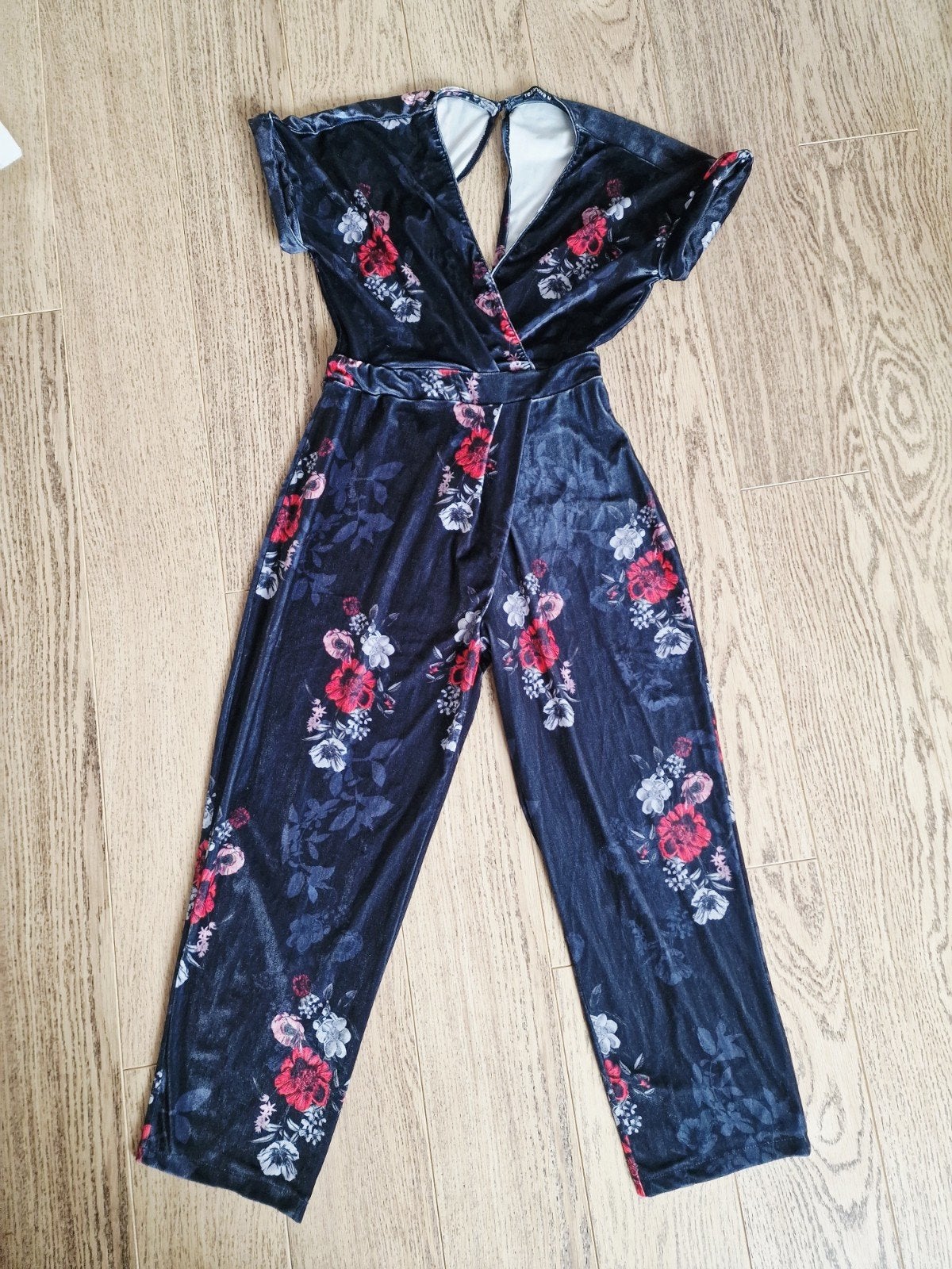 Terranova Jumpsuit met bloemenprint - Maat M, Kleding | Dames, Maat 38/40 (M), Meerkleurig, Ophalen of Verzenden, Zo goed als nieuw