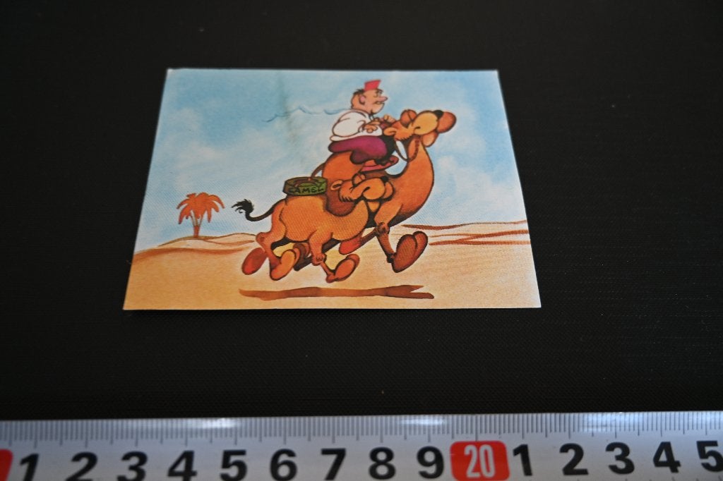 sticker CAMEL tabak strip woestijn arabier asbak kameel, Ophalen of Verzenden, Zo goed als nieuw
