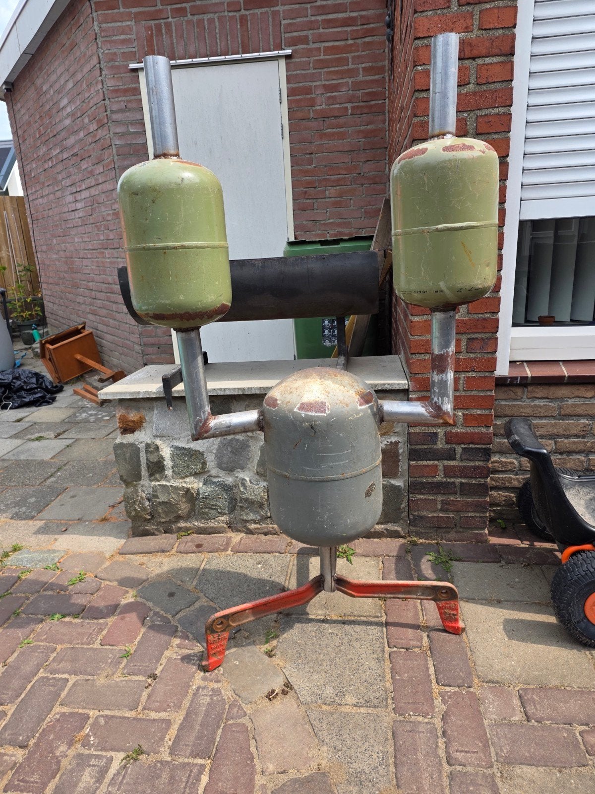 zelfbouw smoker/bbq, Ophalen