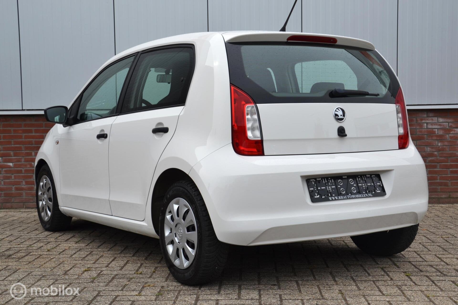 Skoda Citigo 1.0 Greentech Ambition|79.224km!|2e eig|2016, Auto's, Voorwielaandrijving, Stof, Gebruikt, Wit