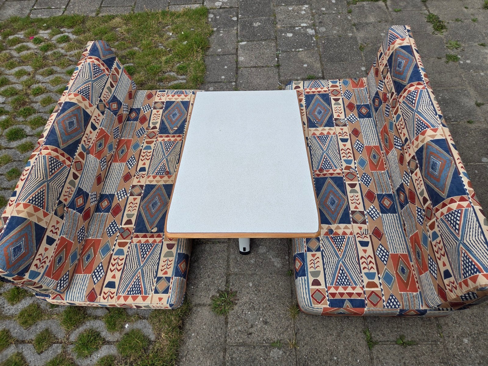 Kussens en tafel Beyerland Vitesse 400 D (1999), Caravans en Kamperen, Caravan accessoires, Ophalen, Gebruikt, Onbekend, Beyerland