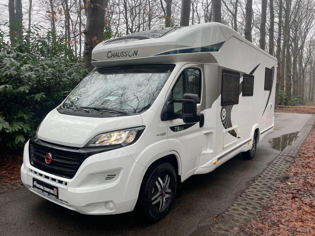Chausson Special Edition 718 XLB Automaat Queensbed Airco, Caravans en Kamperen, Campers, Automaat, Ringverwarming, Fiat, Diesel