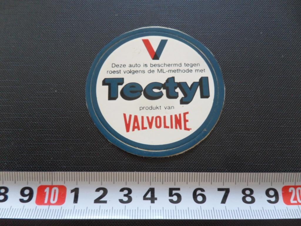 sticker TECTYL VALVOLINE, Ophalen, Zo goed als nieuw