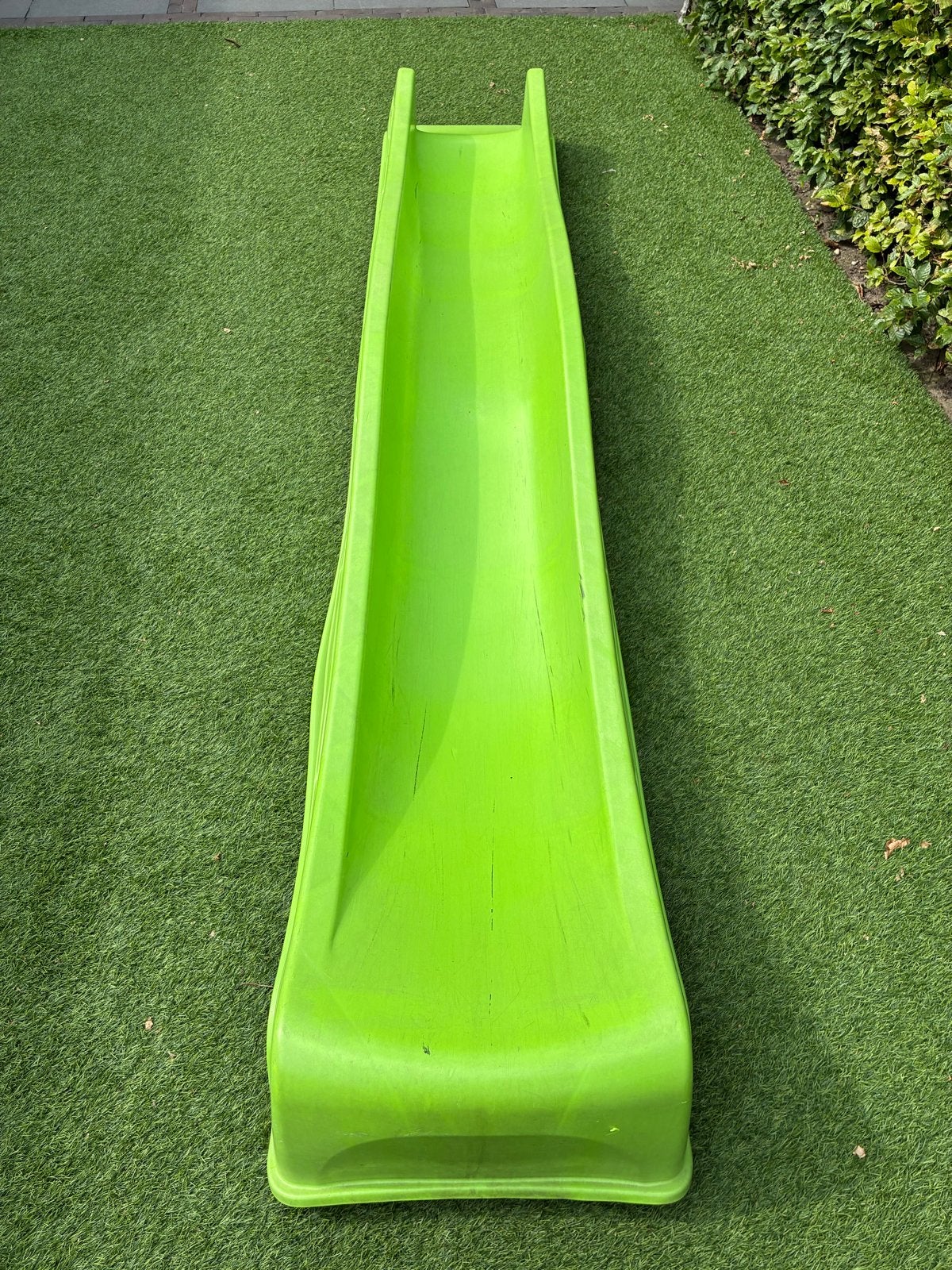Groene glijbaan voor speeltoestel, Ophalen, Gebruikt, Glijbaan, Aanbouwonderdeel