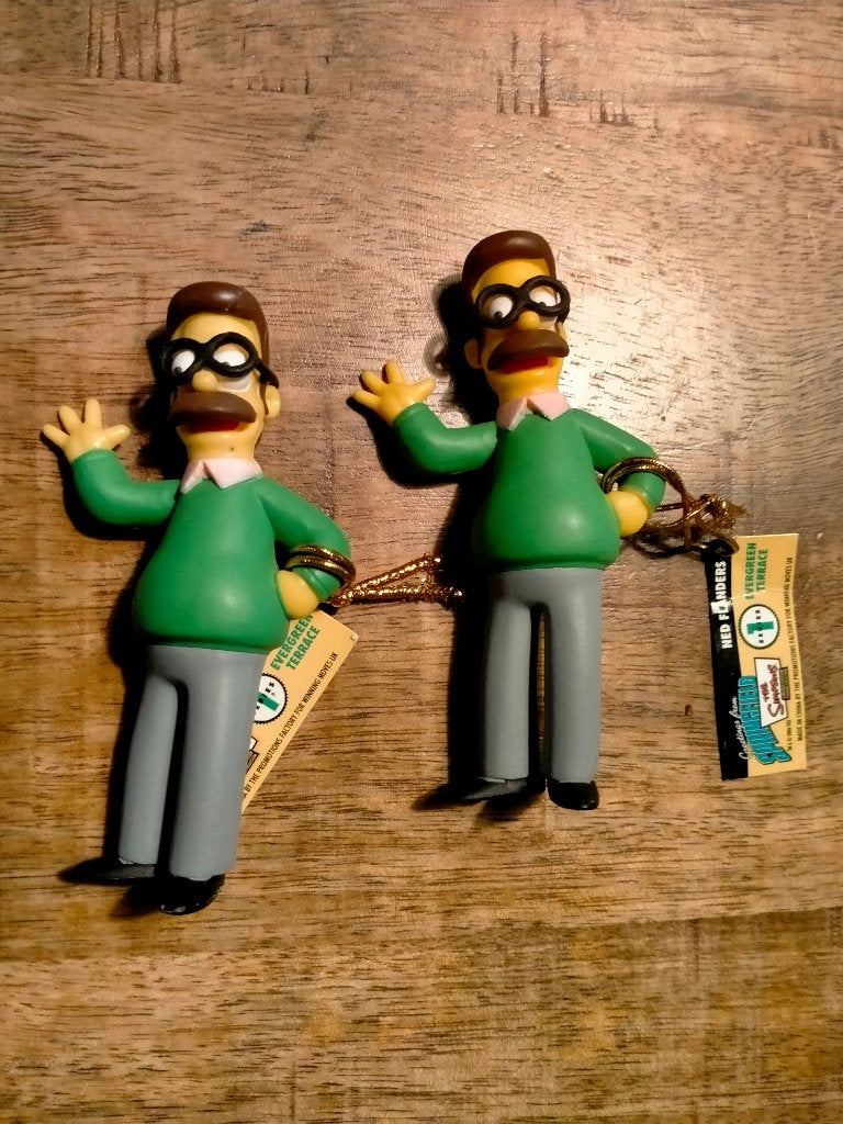 The Simpsons Simpson Ned Flanders figuur poppetje figuurtje, Ophalen of Verzenden, Overige figuren, Zo goed als nieuw, Overige typen