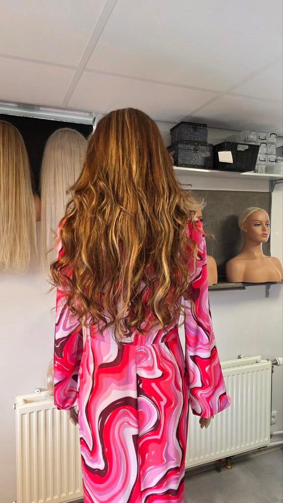 Lace wig echt haar, Kleding | Dames, Jumpsuits, Zo goed als nieuw, Ophalen of Verzenden