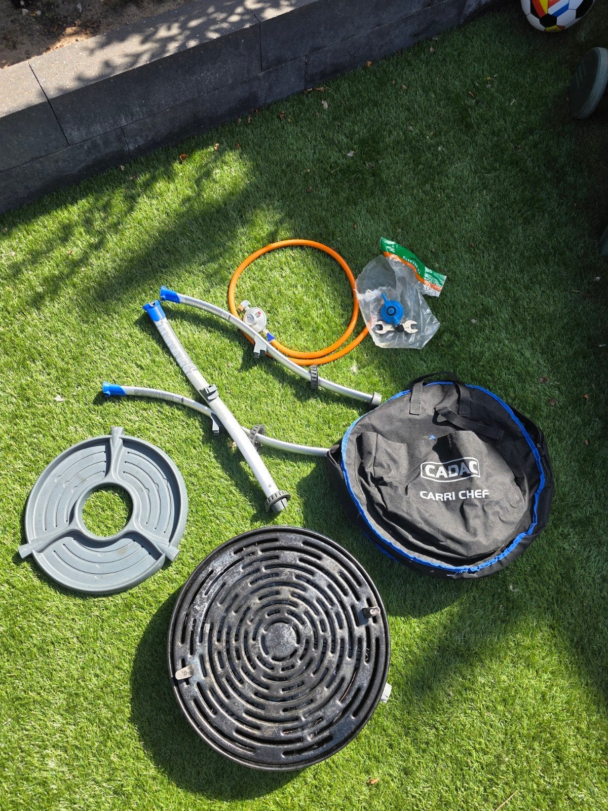 CADAC Carri Chef 2 BBQ/Skottelbraai met accessoires, Caravans en Kamperen, Ophalen, Gebruikt