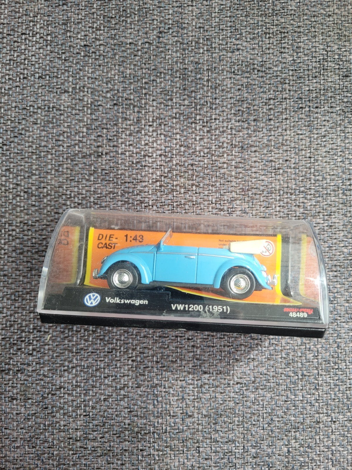New-Ray Volkswagen VW1200 (1951) Die-Cast 1:43, Ophalen of Verzenden, Gebruikt, Auto, Overige merken