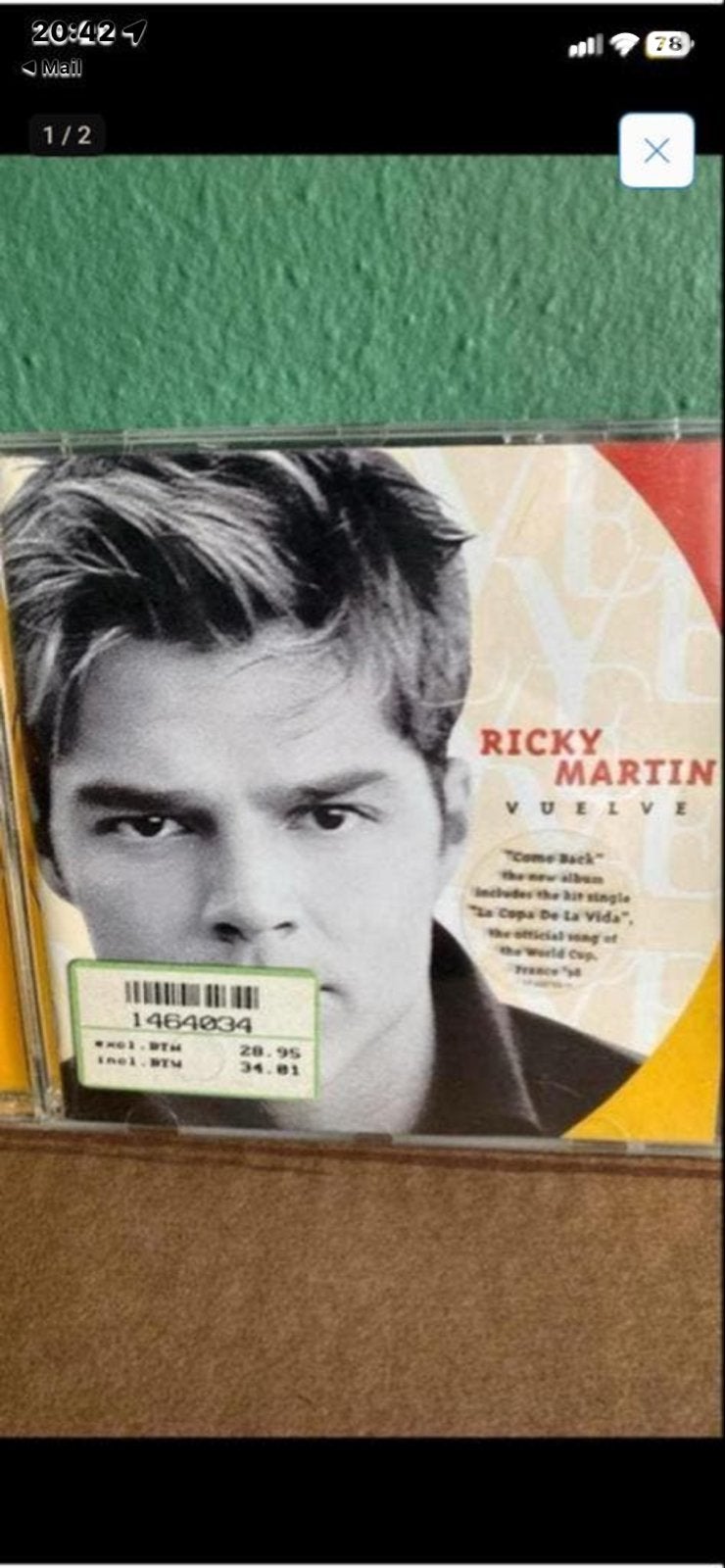 Ricky Martin - Vuelve CD, Ophalen of Verzenden, Gebruikt, Pop, Album