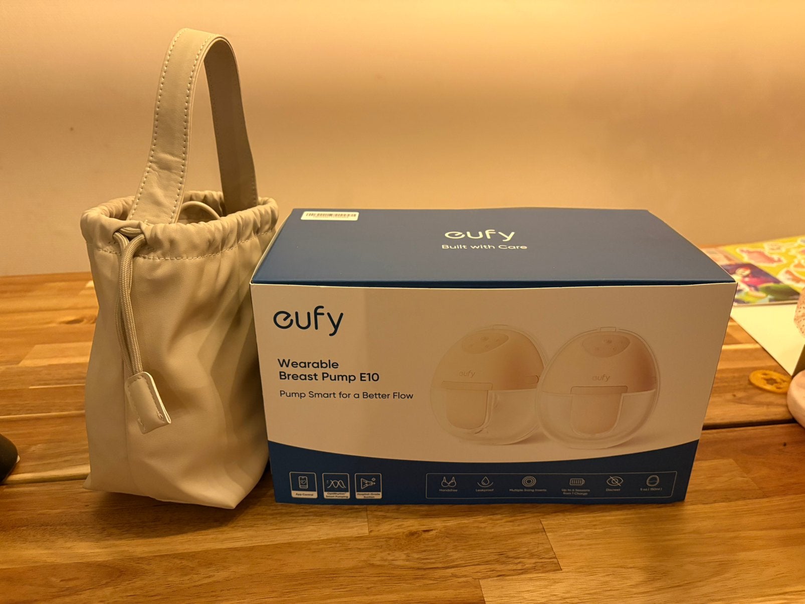 Automatische borstkolven, Kinderen en Baby's, Babyvoeding en Toebehoren, Ophalen, Gebruikt, Eufy, Borstkolf