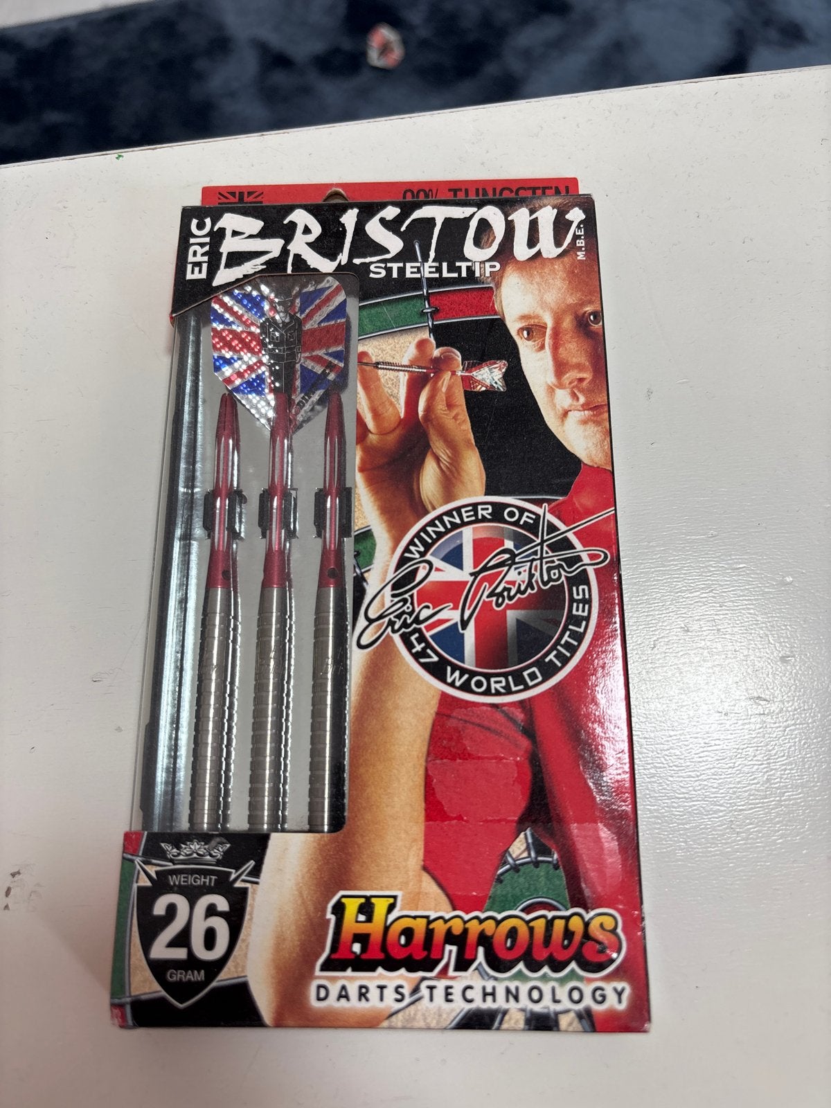 Nieuwe set Harrows Eric Bristow Darts - Verzamelobject, Ophalen of Verzenden, Nieuw, Pijlen