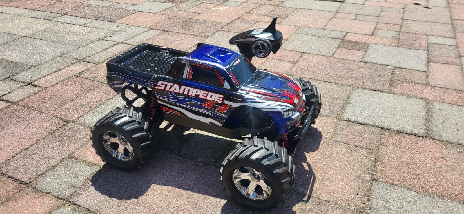 Traxxas Stampede 4x4, Ophalen of Verzenden, Gebruikt, Auto offroad
