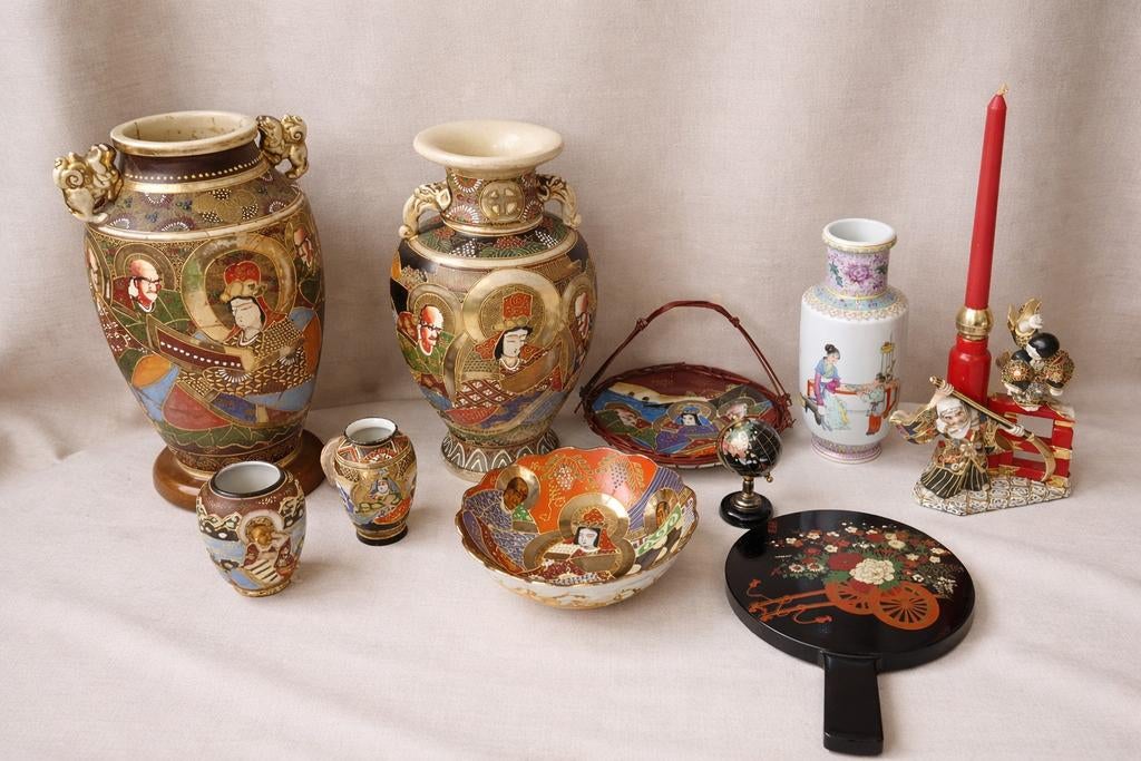 Japanse Satsuma Vazen en Decoratie, Ophalen