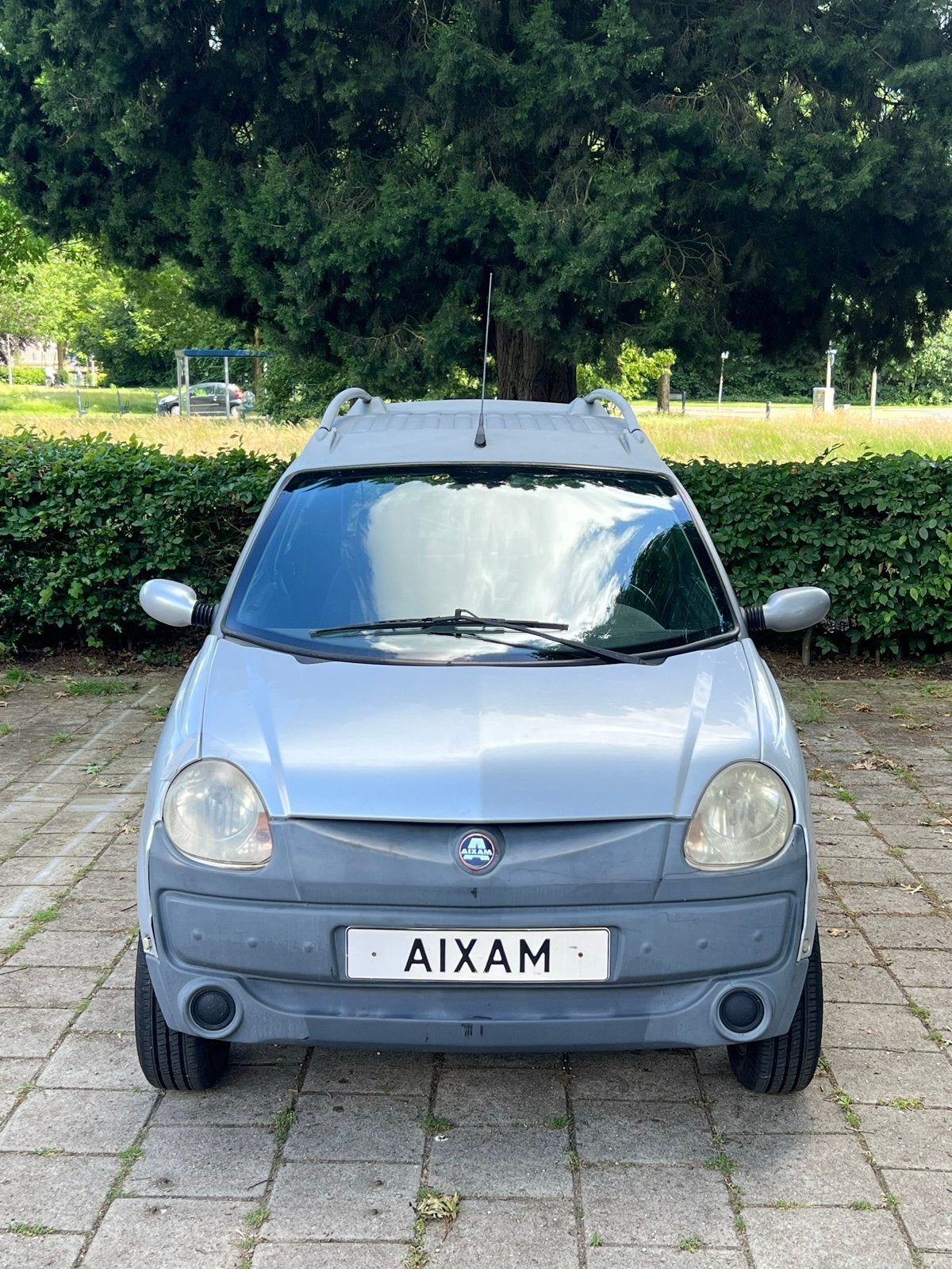 Aixam crossline xxl 2008, Auto's, Automaat, Diesel, Zilver of Grijs, Te koop