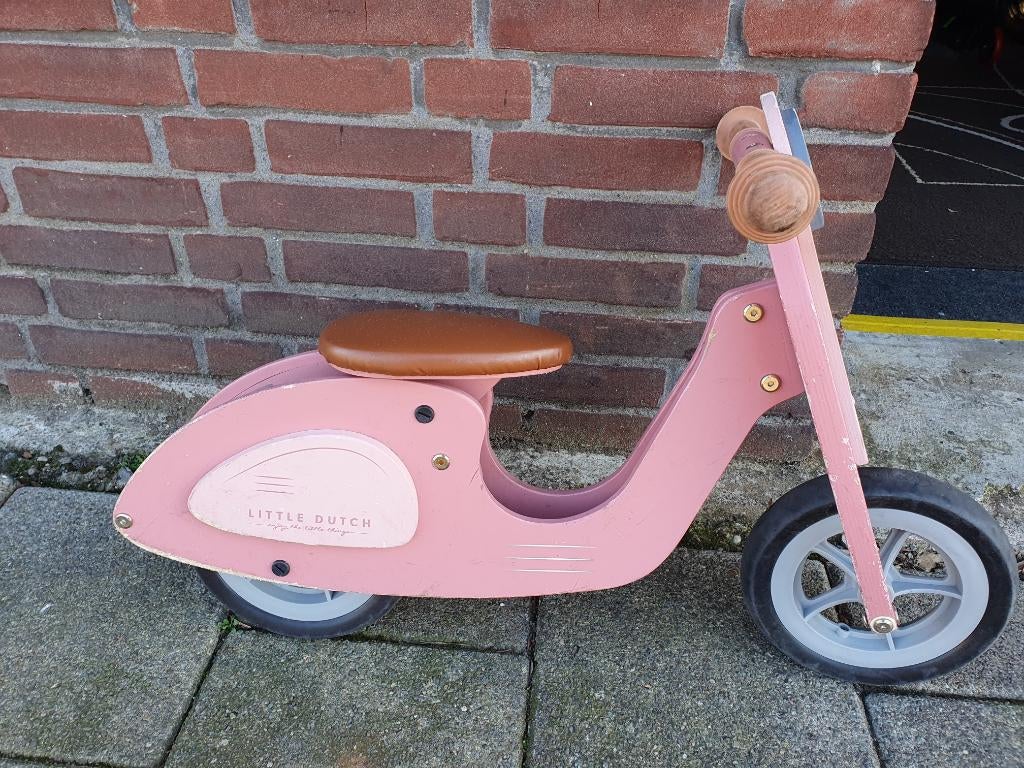 Little Dutch Loopfiets / Scooter roze, Ophalen, Gebruikt, Loopfiets