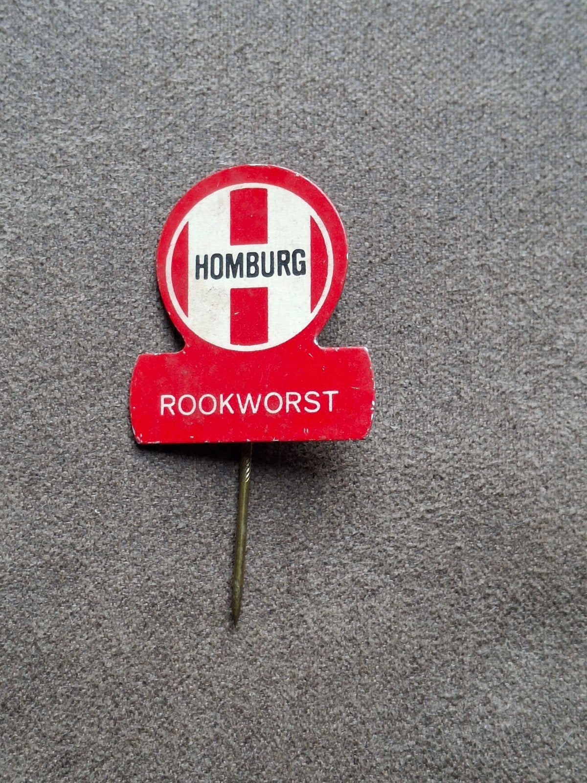 Speldje Homburg - Rookworst, Ophalen of Verzenden, Gebruikt