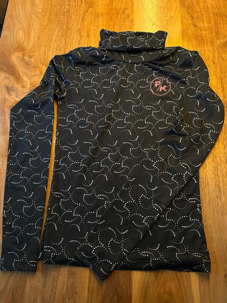 Longsleeve paardrijshirt P/K, Kinderen, Ophalen of Verzenden, Zo goed als nieuw, Recreatie