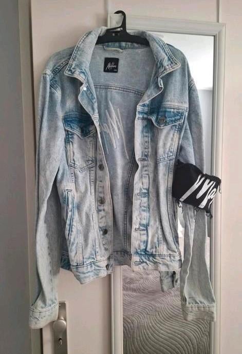 Malelions spijkerjas oversized maat xxs tm m, Ophalen of Verzenden, Maat 34 (XS) of kleiner, Blauw