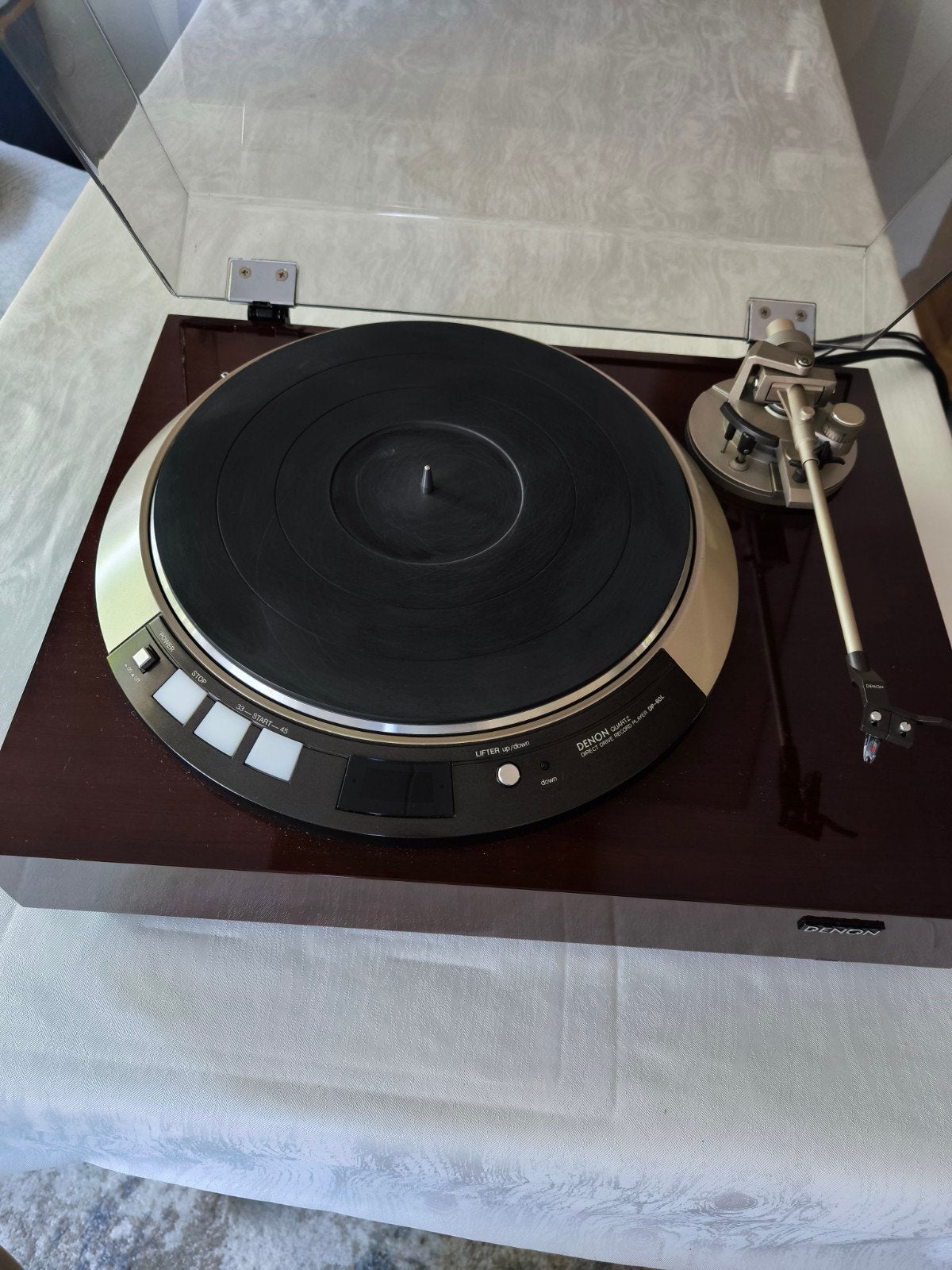 Denon DP-60L Direct Drive Platenspeler - Zo goed als nieuw, Audio, Tv en Foto, Platenspelers, Ophalen, Zo goed als nieuw, Platenspeler