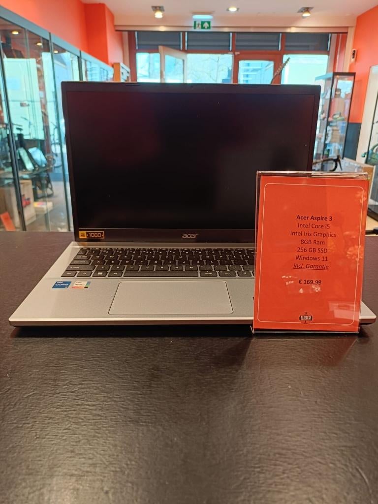 Asus vivobook tp470e | 8GB Ram | 512GB SSD | Intel core i5, 2 tot 3 Ghz, Qwerty, 8 GB, 14 inch