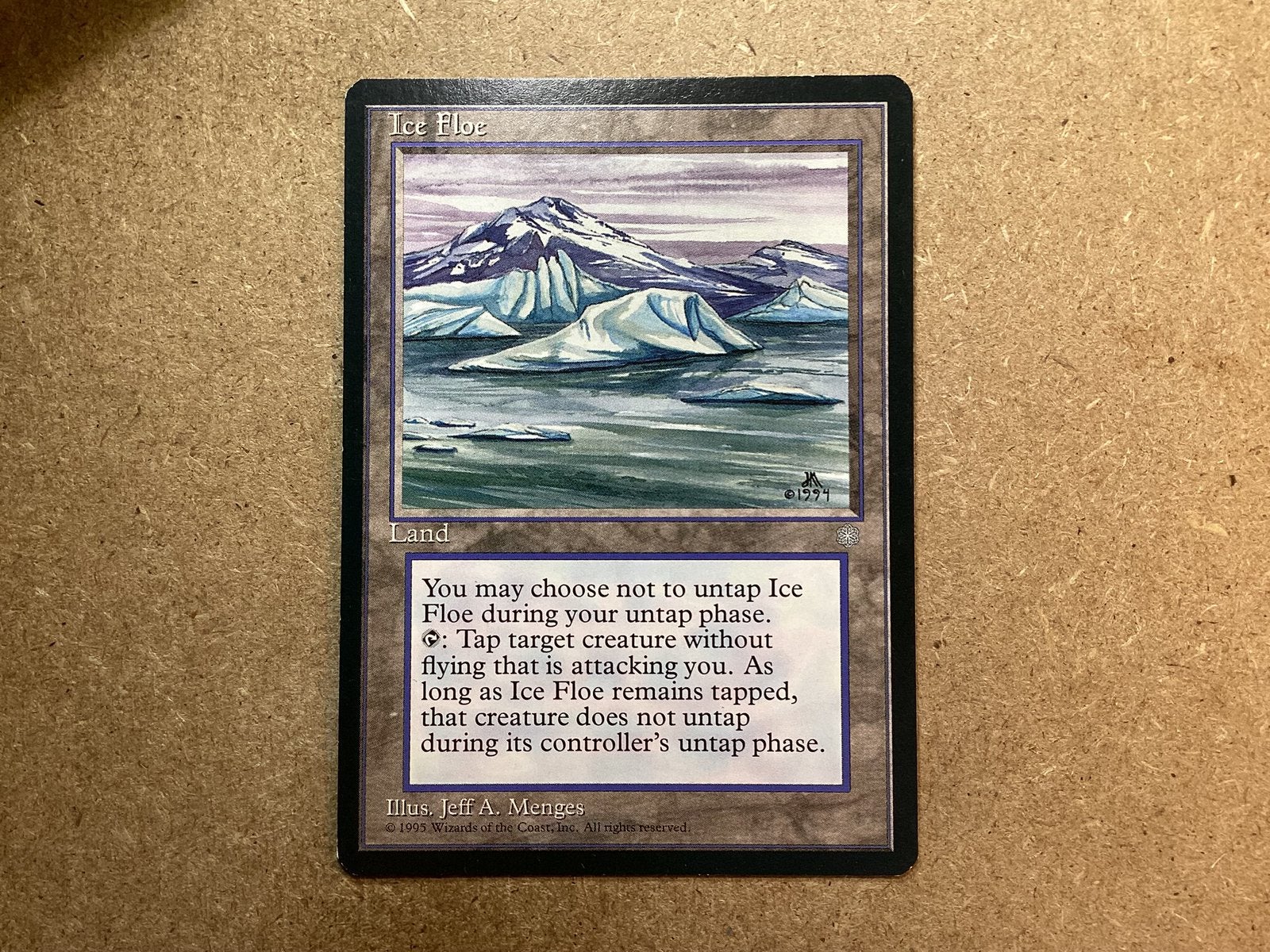 1x Ice Floe (Excellent), Ophalen of Verzenden, Zo goed als nieuw, Losse kaart