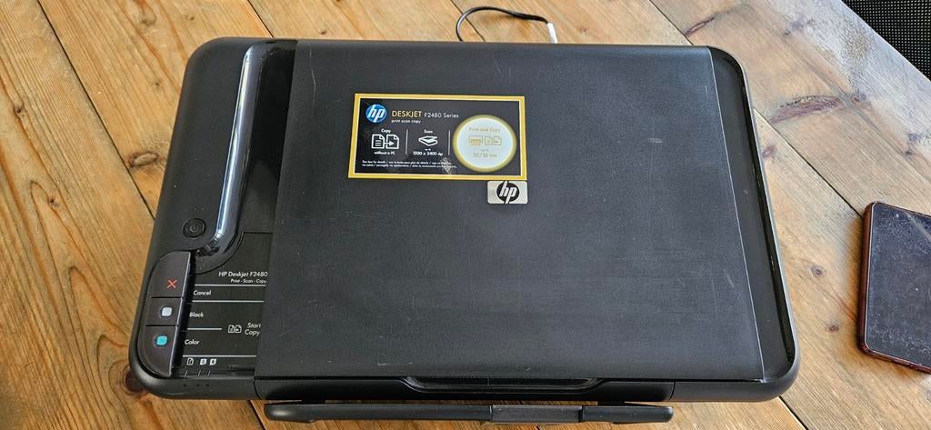 HP Deskjet F2480 All-in-One Printer - Print, Scan, Copy, Computers en Software, Printers, Ophalen, Kleur printen, Gebruikt, Inkjetprinter