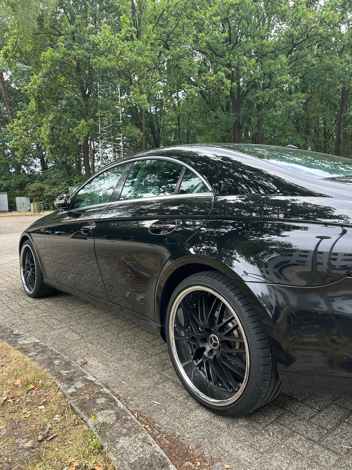 Mercedes-Benz CLS Velgen met Zomerbanden 20 inch, Ophalen, Gebruikt, 255 mm, Banden en Velgen