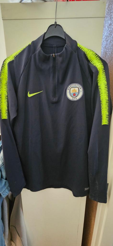 Manchester City trainingpak, Ophalen of Verzenden, Zo goed als nieuw, Blauw, Voetbal