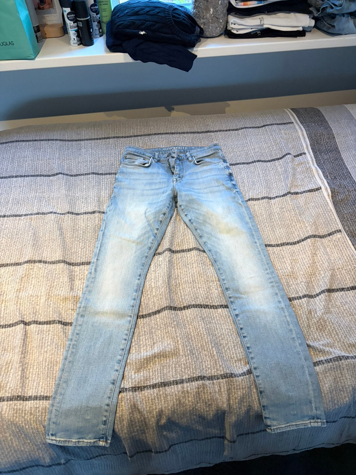 Silvercreek spijkerbroek straight fit maat 30/32, Ophalen, Zo goed als nieuw, Blauw, W32 (confectie 46) of kleiner