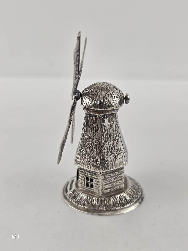Zilveren miniatuur Molen                                Z231, Ophalen of Verzenden, Zilver