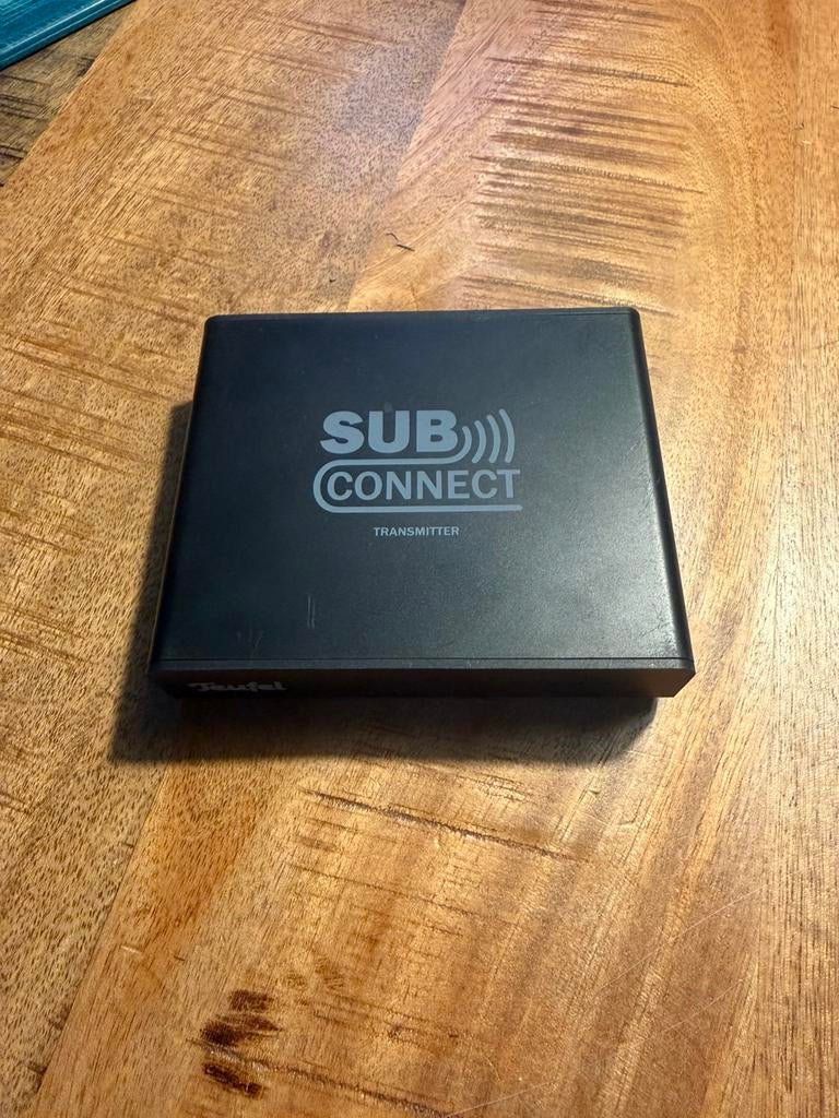 Teufel sub connect transmitter, Audio, Tv en Foto, Luidsprekers, Ophalen of Verzenden, Zo goed als nieuw, Subwoofer, Overige merken