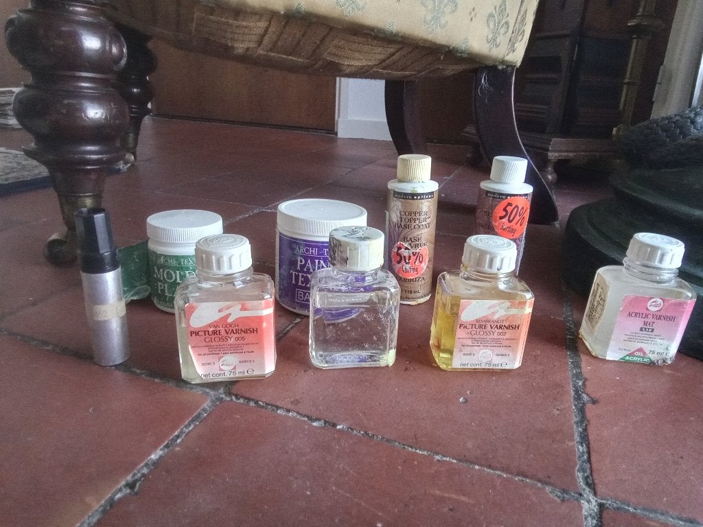 Vernis voor olieverf en basiscoating, Hobby en Vrije tijd, Schilderen, Ophalen of Verzenden, Zo goed als nieuw, Olieverf