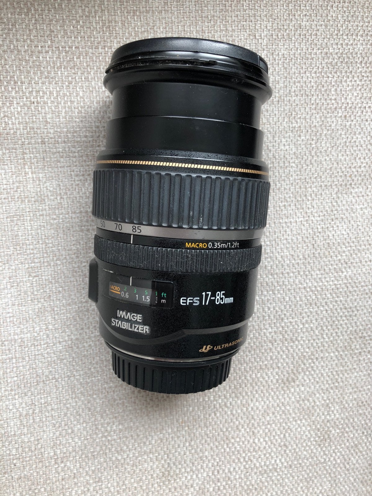 Canon EF-S 17-85mm f/4-5.6 IS USM Lens image stabilizer, Audio, Tv en Foto, Fotografie | Lenzen en Objectieven, Ophalen of Verzenden