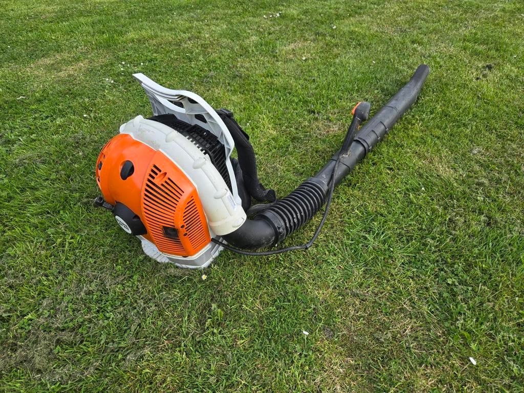 Stihl BR600 bladblazer | 4-Mix Stihl BR 600 | Ruggedragen, Info@stihl.nl, Gebruikt, Ruggedragen, Ophalen of Verzenden