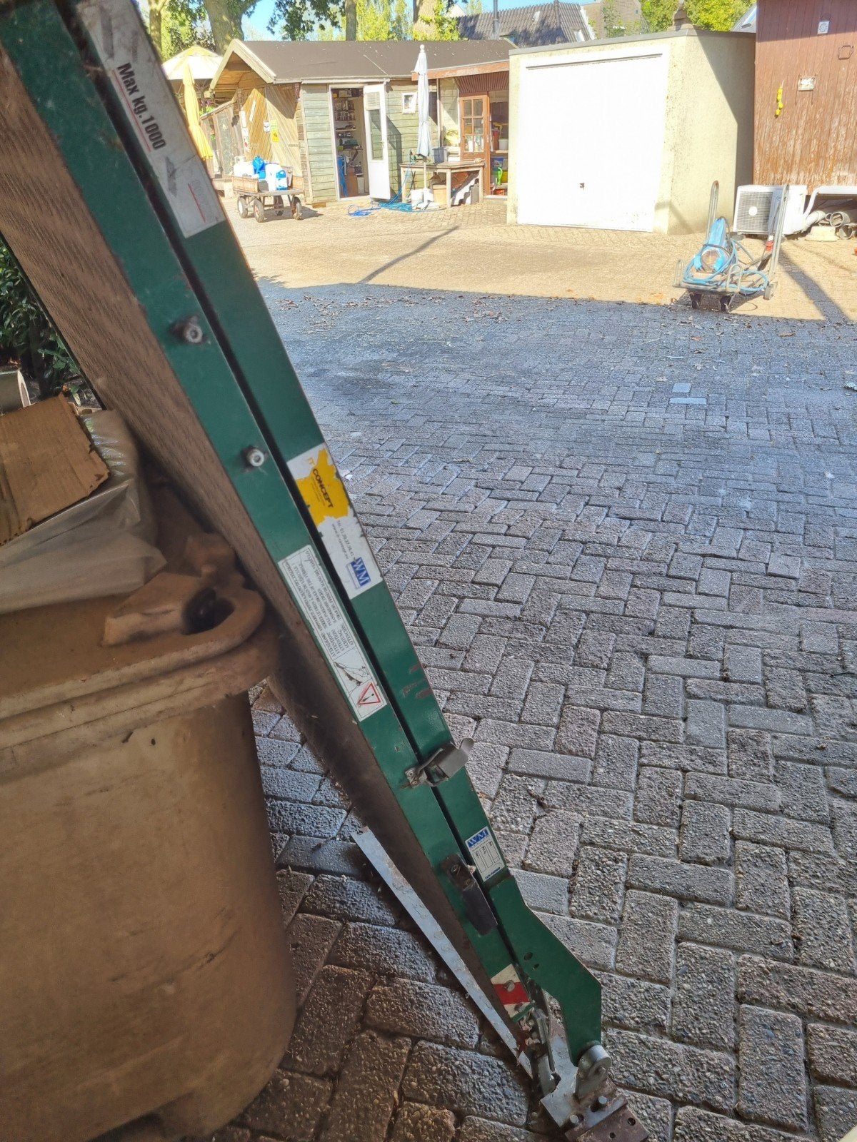 WM LOADING zware oprijplaat  MAX 1000.KG. laadvermogen., Ophalen