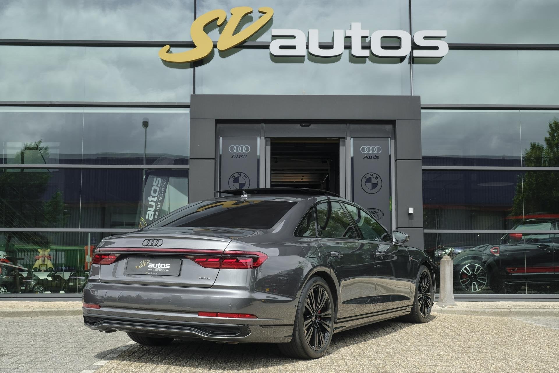 Audi A8 60 TFSIe 462pk S-Line Quattro Panoramdak *BTW* B&O *, Automaat, Gebruikt, 2995 cc, 462 pk