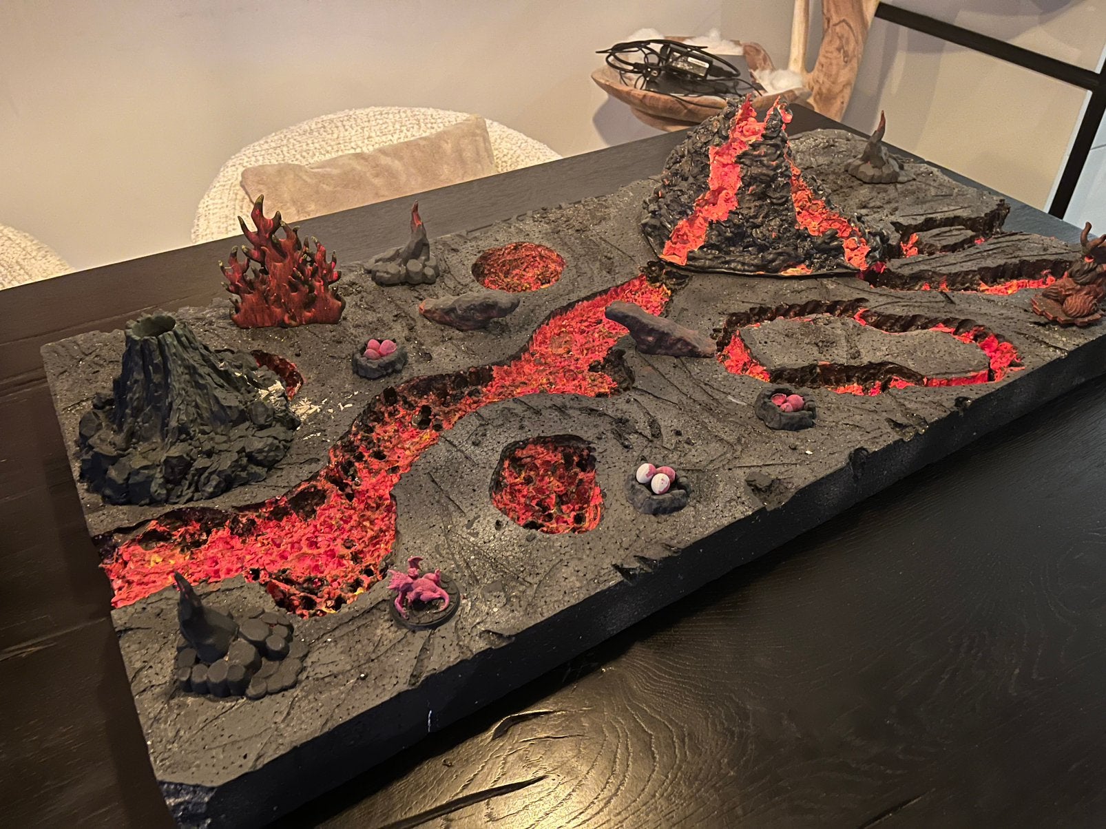 DND scenery, fantasy terrain, d&d terrein, Ophalen, Gebruikt, Overige soorten, Geverfd