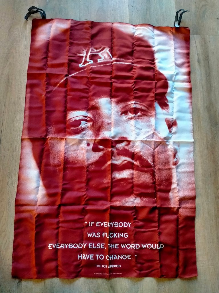 Ice-T ICE T rap hiphop vintage muziek vlag RARE, Verzamelen, Muziek, Artiesten en Beroemdheden, Ophalen of Verzenden, Zo goed als nieuw