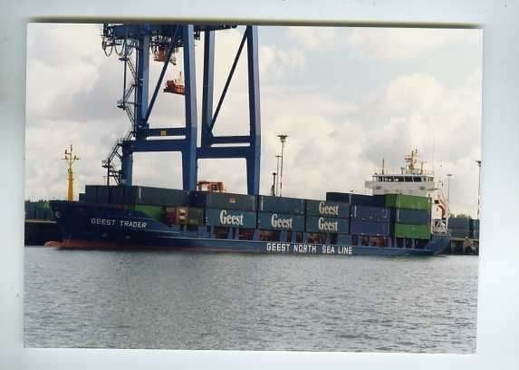 scheepvaart-foto-geest trader, Ophalen of Verzenden, Zo goed als nieuw, Motorboot, Boek of Tijdschrift