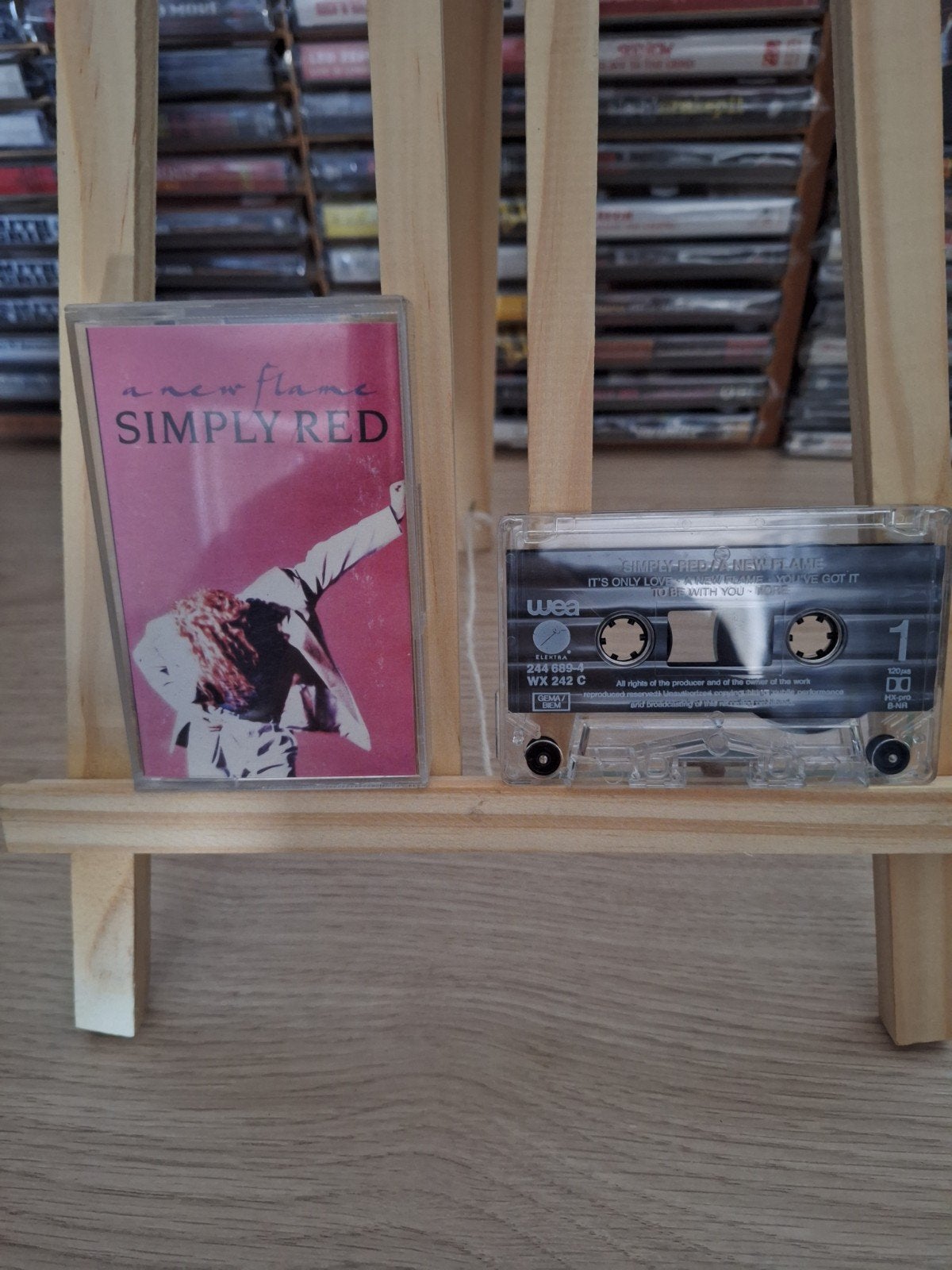 Simply Red - A New Flame (Cassette), Gebruikt, 1 bandje, Ophalen of Verzenden, Voorbespeeld