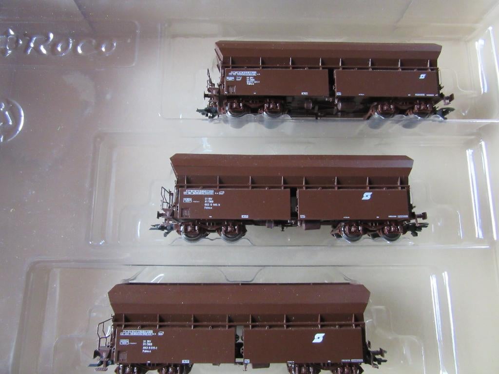 ROCO OBB SET FALS WAGONS, Hobby en Vrije tijd, Modeltreinen | H0, Gelijkstroom, Wagon, Ophalen of Verzenden, Zo goed als nieuw