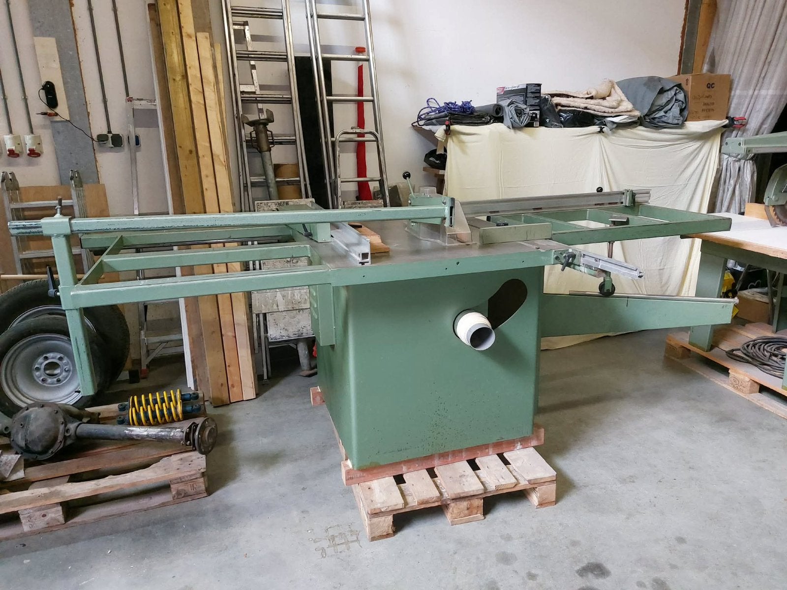 Harwi 130 zaagtafel met toebehoren, Ophalen, Gebruikt, Cirkelzaag, 70 mm of meer
