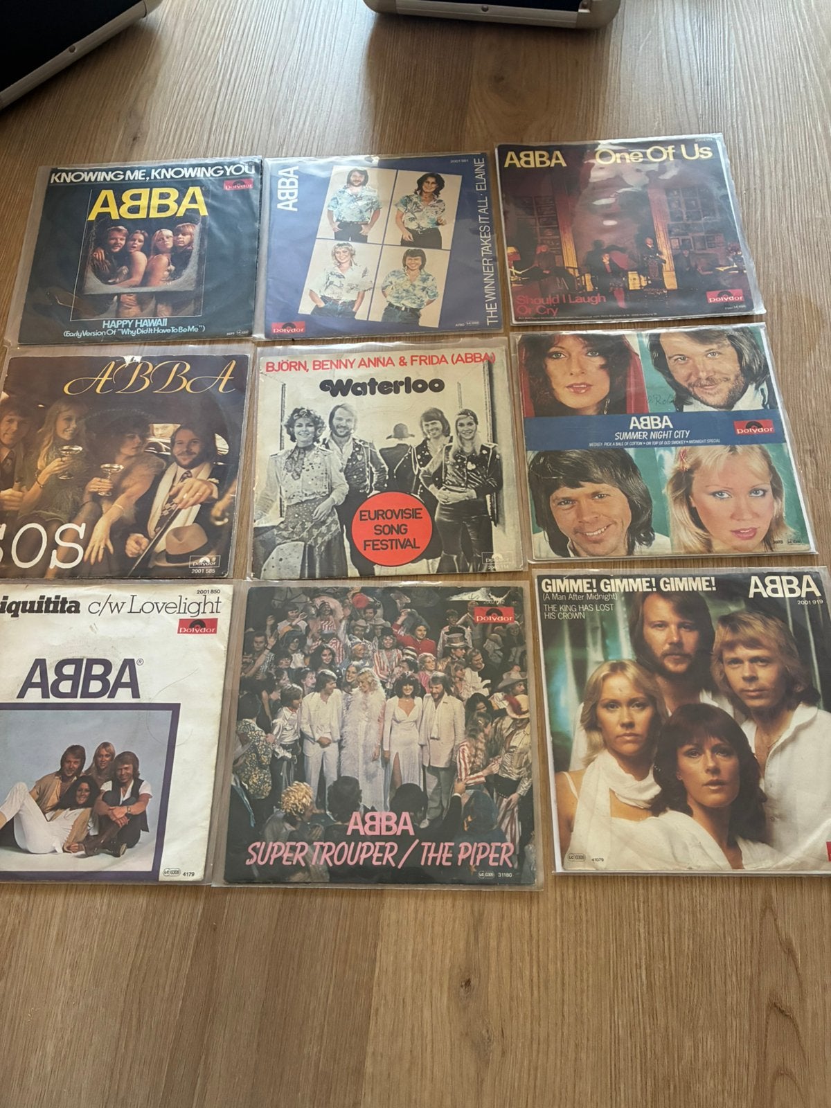 ABBA 9 singles, Ophalen of Verzenden, Zo goed als nieuw, Pop