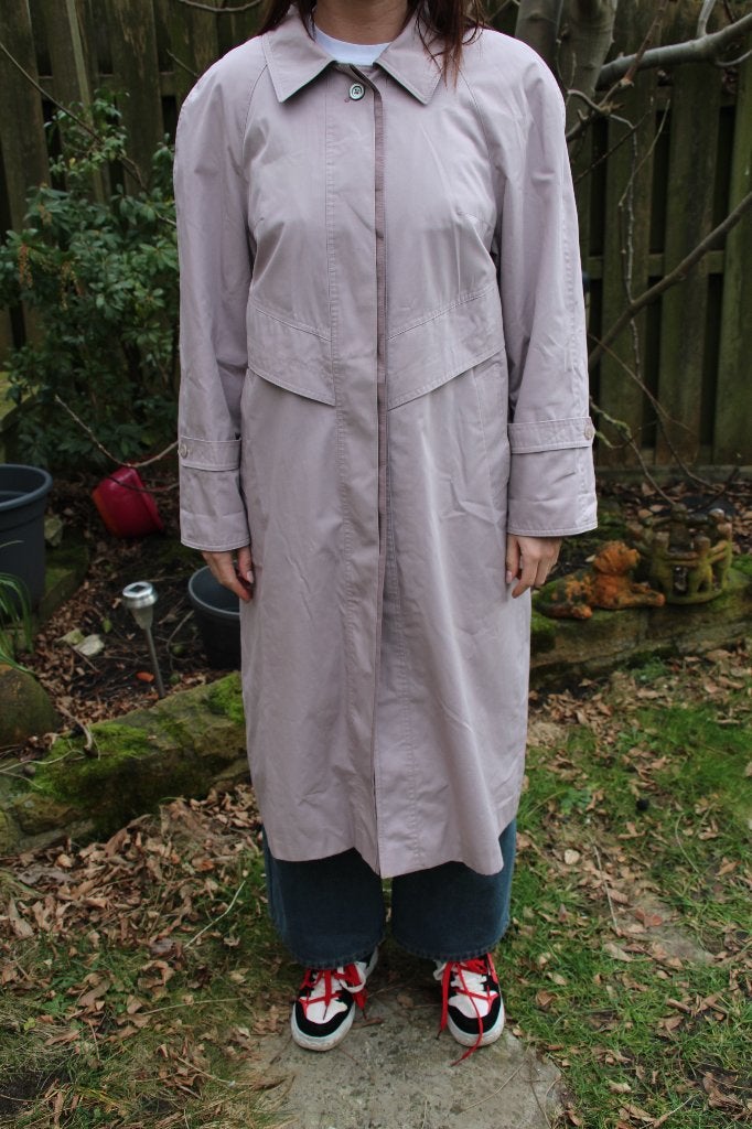 Lila mantel coat van merk Nino maat 19 Köhler & Krenzer.Jas, Maat 38/40 (M), Paars, Ophalen of Verzenden, Zo goed als nieuw