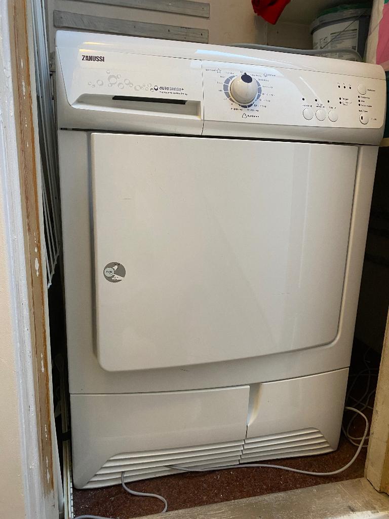 Zanussi wasdroger, Ophalen, 6 tot 8 kg, Gebruikt, Luchtafvoer